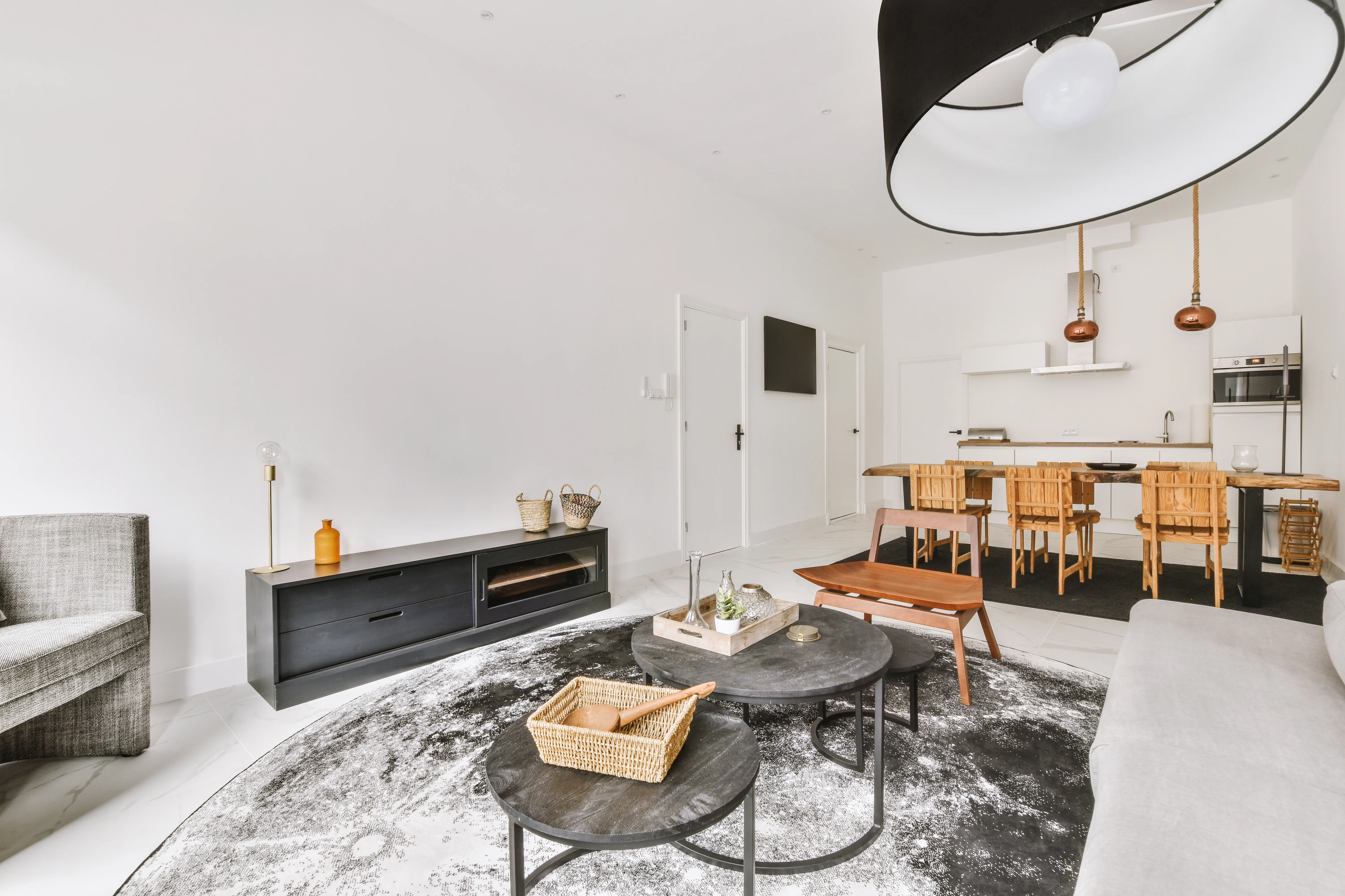 Spacious living room Airbnb Minnesota
